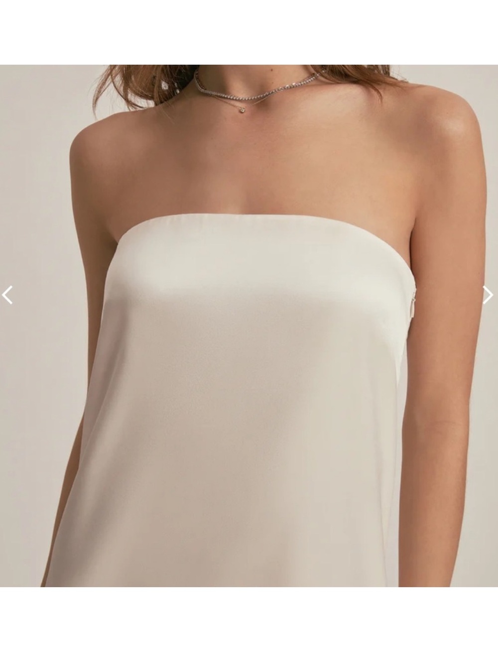 FAVORITE DAUGHTER don't overthink it dress in cream ivory medium - Picture 6 of 8
